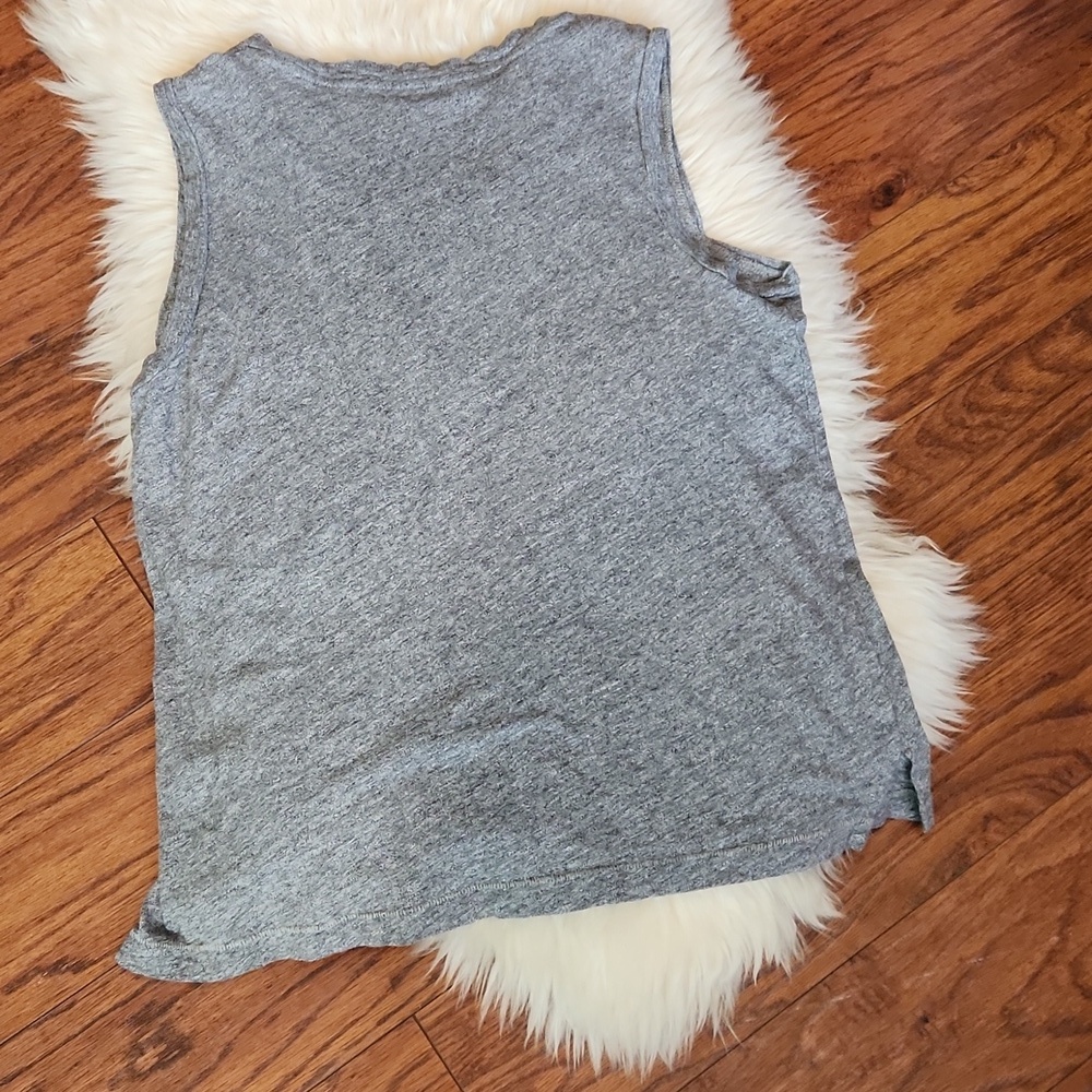 Madewell Gray Cotton Tank Top - Picture 4 of 4